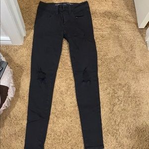 American Eagle Super Stretch Black Jegging Jeans